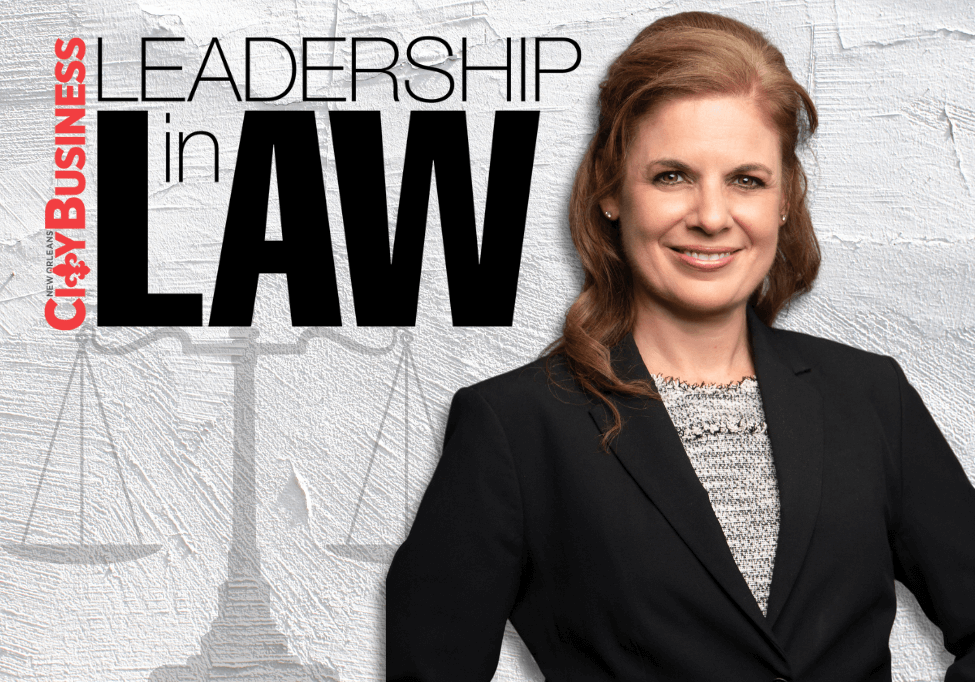 Erika Bush, RNGD Chief Legal Officer, honored in New Orleans City Business Leadership in Law 2025 feature portrait.