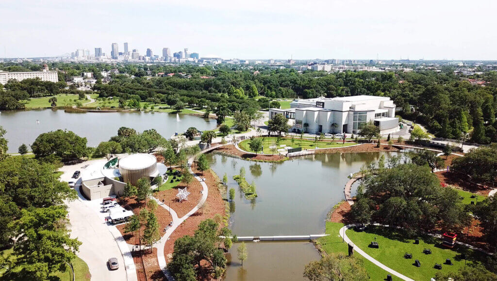 The Sydney & Walda Besthoff Sculpture Garden at NOMA